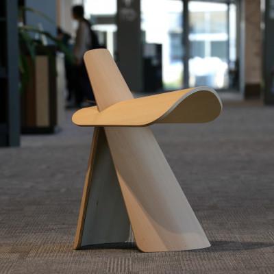 ふるさと納税 東川町 第1回 KAGUデザインコンペ優秀賞作品 「Kusabi Chair」[0040-012]