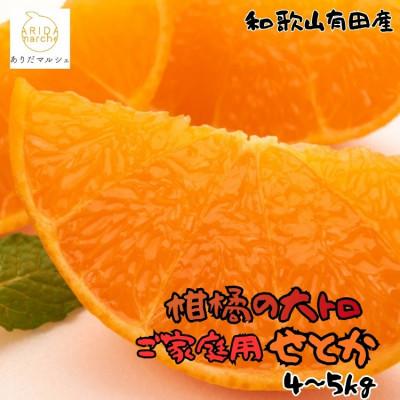 ふるさと納税 新宮市 ≪先行予約 2027年2月〜発送≫和歌山有田の濃厚せとか 約4〜5kg(ご家庭用)