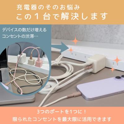 ふるさと納税 海老名市 USB充電器 PD67W スモーキーブラック(MOT