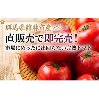 ふるさと納税 館林市 [館林市産]大玉なのに味が濃い!完熟トマト 4kg(Lサイズ18〜20玉) 濃厚な甘みで贈り物にも