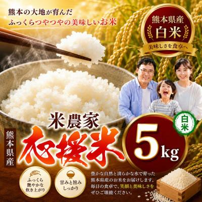 ふるさと納税 玉名市 [令和7年産] 暮らし生活 米農家 応援米(白米) 5kg