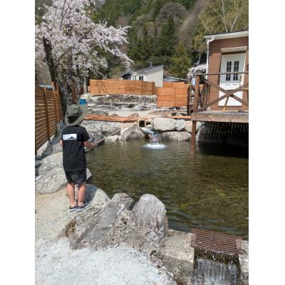 ふるさと納税 山梨市 Mt.Kentoku Fish&amp;Lodgeで使える[釣り堀利用補助券]