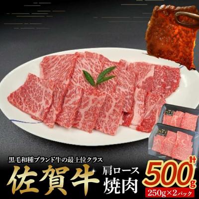 ふるさと納税 太良町 佐賀牛肩ロース 焼肉用 計500g(250g×2p)(太良町) [OD5×1]
