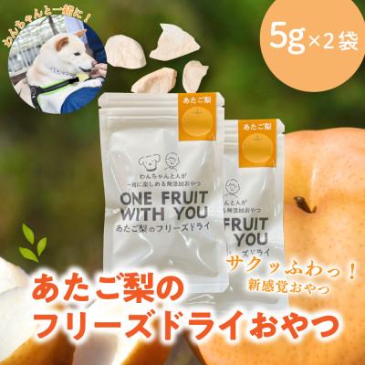 ふるさと納税 真庭市 [お試しサイズ]あたご梨のフリーズドライおやつ(5g×2袋) 無添加おやつ(岡山県産)