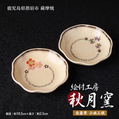 ふるさと納税 指宿市 白薩摩 手作り小皿2枚セット (IB164-002)