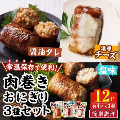 ふるさと納税 門川町 肉巻きおにぎりセット (3種) (門川町)