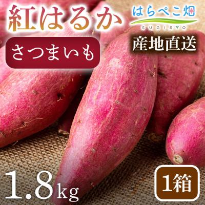 ふるさと納税 西尾市 [ねっとり甘い蜜芋]さつまいも 紅はるか(1.8kg)1箱