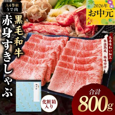 ふるさと納税 泉佐野市 [お中元/熨斗付]黒毛和牛 赤身スライス 800g 氷温熟成×極味付け A4ランク mrz0137t
