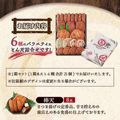 ふるさと納税 枕崎市 本場さつま揚げ 詰め合わせ【6種類×1箱(小箱)】 X0-33 |  | 02