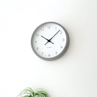 ふるさと納税 郡上市 掛け時計 KATOMOKU Muku clock 7 グレー km-60GR
