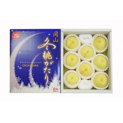 ふるさと納税 高梁市 岡山冬桃がたり 約1.35kg(7〜9玉)