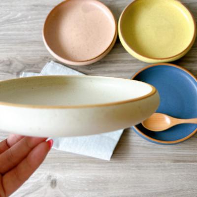 ふるさと納税 土岐市 【美濃焼】茶円　すくいやすい器 4色 セット【株式会社フタダ】 |  | 03