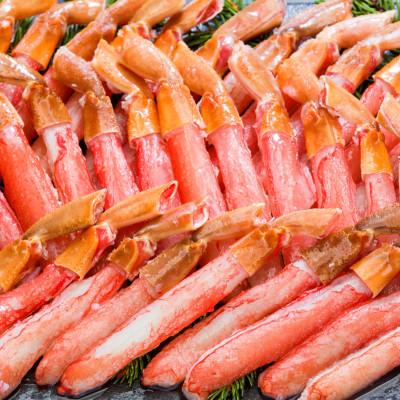 ふるさと納税 網走市 訳[小サイズ]料理に大活躍!生冷凍ズワイ蟹棒ポーション1kg(500g×2) 500gで25〜30本