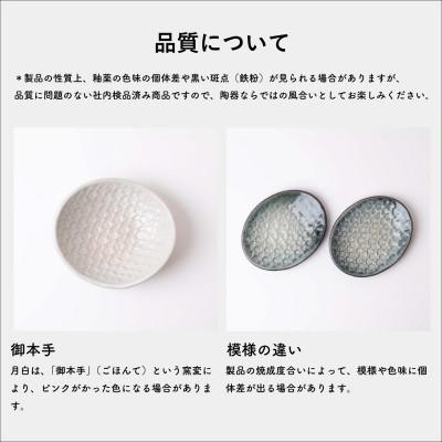 ふるさと納税 甲賀市 【信楽焼・明山】日と月　平皿　中(月白)ht-18_2