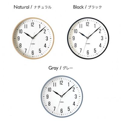 ふるさと納税 郡上市 KATOMOKU Plywood clock グレー km-111GR 掛け時計 |  | 03