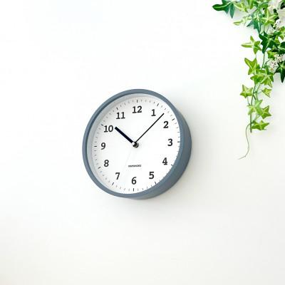 ふるさと納税 郡上市 KATOMOKU Plywood clock グレー km-84GR 木製 掛け時計