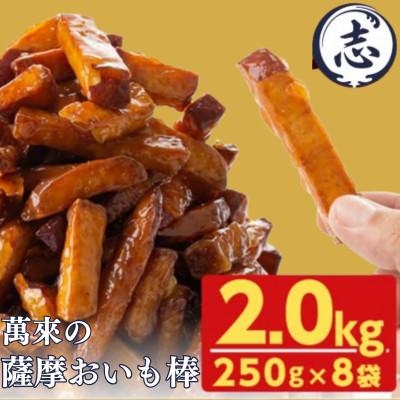 ふるさと納税 志布志市 外はカリッと、中はホクホク♪薩摩おいも棒セット 計2kg (250g×8袋)
