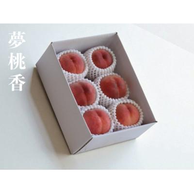 ふるさと納税 南アルプス市 夢桃香|硬い桃の常識を超える希少な新品種 約2kg 約5~8玉