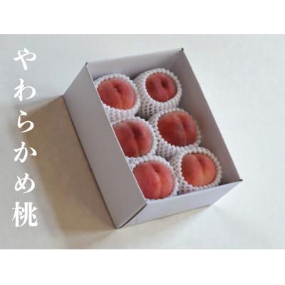 ふるさと納税 南アルプス市 [じゅわ桃]トロッとやわらかめの桃好き必見! 約2kg 約5~8玉