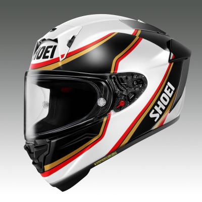 ふるさと納税 稲敷市 SHOEI「X-Fifteen RAINEY(WHITE/BLACK)」L PFSチケット付き