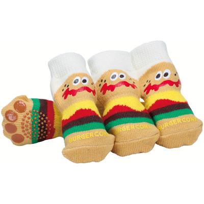 ふるさと納税 奈良市 ペットソックス S 室内用靴 4枚入 PSOX3 バーガーコンクス skt205 699429
