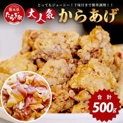 ふるさと納税 多良木町 村上精肉店 大人気からあげ 500g