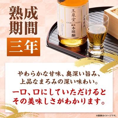 ふるさと納税 養老町 玉泉堂　三年熟成純米本みりん500ml×6本セット |  | 03