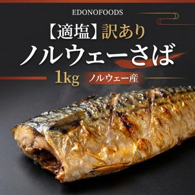 ふるさと納税 銚子市 [適塩]訳あり ノルウェーさば 1kg