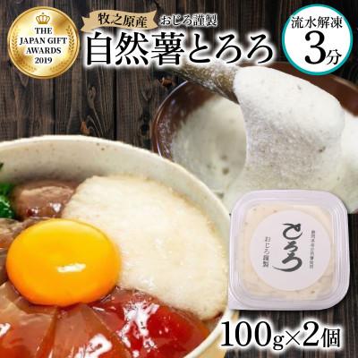 ふるさと納税 牧之原市 とろろ 牧之原産自然薯100% 100g×2パック