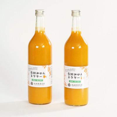 ふるさと納税 すさみ町 とろり みかんネクター720ml×2本[無添加100%ストレートジュース]ikd097Bsato