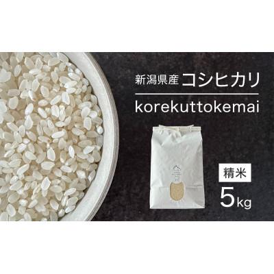 ふるさと納税 新潟市 korekuttokemai新潟県産コシヒカリ5kg精米