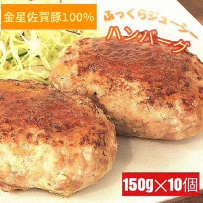 ふるさと納税 太良町 金星佐賀豚 ハンバーグ 150g×10個セット[OA6]