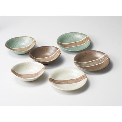 ふるさと納税 土岐市 [美濃焼]粋十草 取鉢・取り皿 トリオ 計6点セット