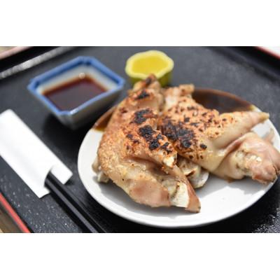 ふるさと納税 小国町 地獄蒸し地熱豚足6本 約600g