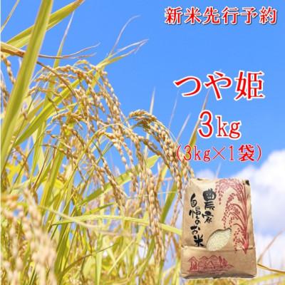 ふるさと納税 小国町 [令和8年産米 先行予約]つや姫 精米 3kg 佐藤