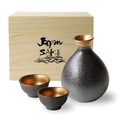 ふるさと納税 土岐市 [美濃焼]ジャパンゴールド SAKE 徳利・盃セット