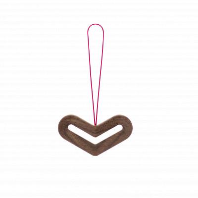 ふるさと納税 旭川市 旭川家具 cosine STEPS オーナメント HEART ウォルナット_05790