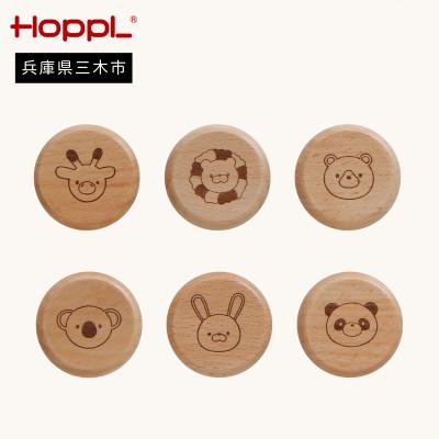 ふるさと納税 三木市 HOPPL(ホップル)オリジナル商品 木製マグネット 6個入り