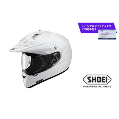 ふるさと納税 一関市 SHOEI ヘルメット HORNET ADV ホワイト M パーソナルフィッティングご利用券付