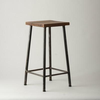 ふるさと納税 高松市 マキヅ家具 School stool High 黒 - スクールスツール - 槙塚鉄工所