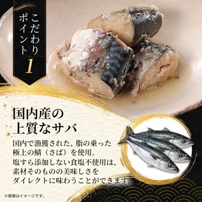 ふるさと納税 青森県 あいこちゃんプレミアム サバ缶水煮食塩不使用　190g×24缶 |  | 01