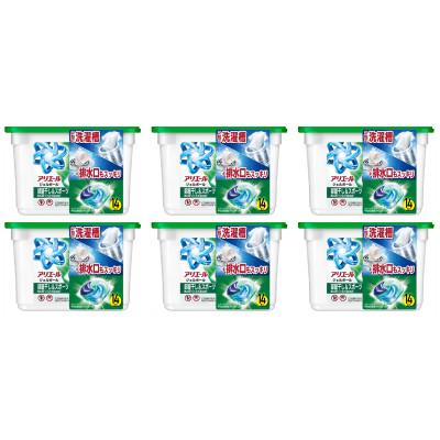 ふるさと納税 藤岡市 P&amp;G アリエールジェルボールプロ部屋干し&amp;スポーツ 本体(14個入り)×6個
