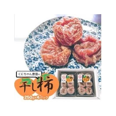 ふるさと納税 鶴岡市 [令和9年発送]干し柿 250g×4パック(1kg) くにちゃん農園 K-937