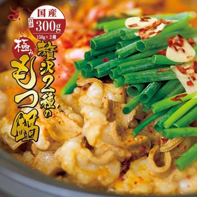 ふるさと納税 舞鶴市 2種もつ鍋セット300g