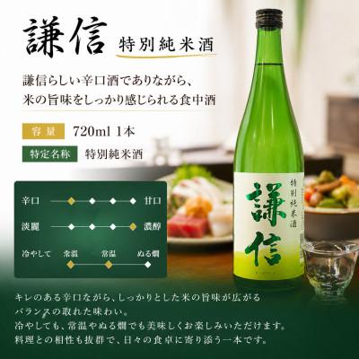 ふるさと納税 糸魚川市 糸魚川地酒 謙信 特別純米酒 720ml
