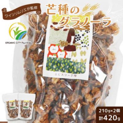 ふるさと納税 藤枝市 芒種のグラノーラ 210g×2個(計420g)
