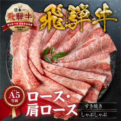 ふるさと納税 本巣市 [A5等級]飛騨牛すき焼き・しゃぶしゃぶ用 500g 『ロース・肩ロース肉』[mt1731]