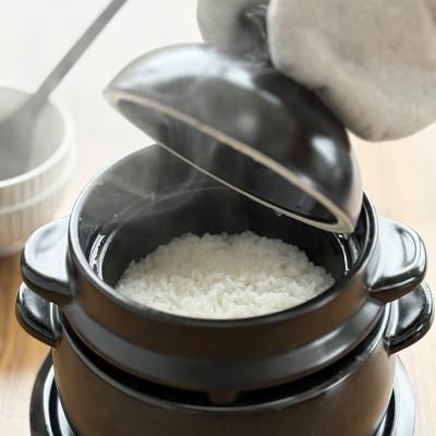ふるさと納税 土岐市 【美濃焼】かまどご飯釜 土鍋 1〜4合炊き【クリヤマ】 |  | 01