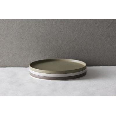 ふるさと納税 土岐市 040 StackStock マット 22cmプレート 3色セット