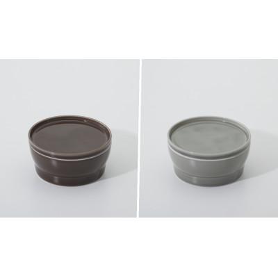 ふるさと納税 土岐市 066 StackStock グロス プレートL・ボウルL Azuki×Sesame4Pセット